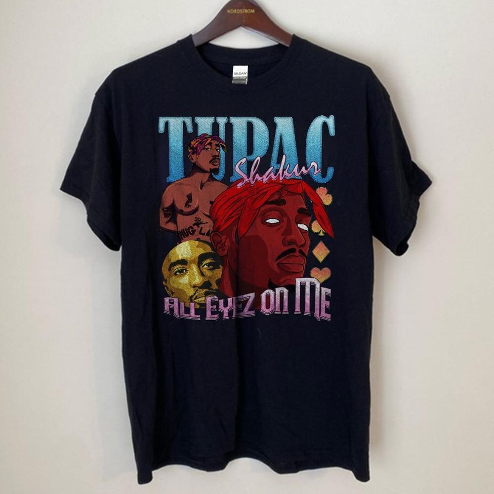Tupac Shakur - Unisex Black T-Shirt